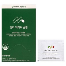 ASYOU 環仁製藥CLA共軛亞油酸多效活性纖活 14入, 1個, 38.5克