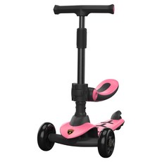 藍寶堅尼兒童滑板車 + 座椅組合, 1套, 粉紅色