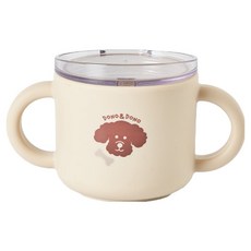 도노도노 유아용 맘마존 자기주도 물컵, 150ml, 1개, 퍼피아이보리 150ml, 1개, 퍼피아이보리