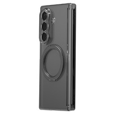 HIGHON 滑動式鉸鏈 MagSafe 支架透明硬殼手機殼