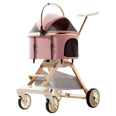 3baby 三個寶 寵物推車, 1個, 櫻花粉