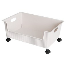 HICKIES 辦公室 書房 包包收納 移動式推車, 白色, 1層