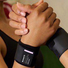 Smart Fit 超薄運動護腕 15g 0.5mm, 黑色, 1個