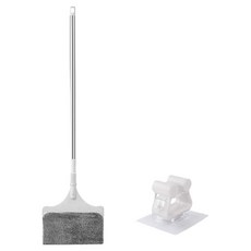 MONACO OLIVE 彈性可彎曲刷頭超細纖維拖把 Flex Mop + Easy 拖把掛架套組, 1套