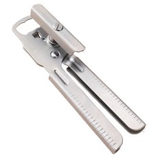 全不鏽鋼握把罐頭開罐器, 銀色, 1個