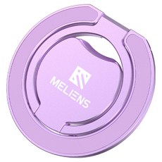 멜리언스 듀얼 마그네틱 맥세이프 링홀더 프로 알루미늄 자석거치대 그립 스마트톡, 퍼플, 1개