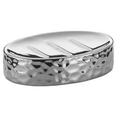 kela Sterling陶製肥皂盒, 1個, 銀色