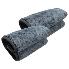 Blacksmith Air Pump 專業雙層乾燥巾, 2個, 灰色