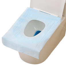 미르홈퍼니 일회용 여행용 초대형 변기커버, 블루, 30개