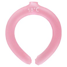 TAHIK 冰涼基本款頸部冷卻器, 1個, 粉紅色