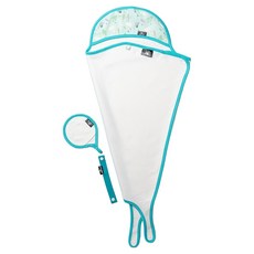 프랜대디 신생아 뱀부 목욕타올 앞치마 수건, 민트백조, 1개