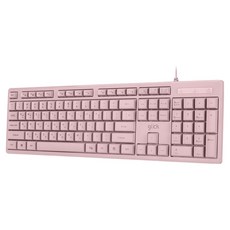 g-clicker 有線 OFFICEPRO 超薄鍵盤, 粉紅色, OPK10, 原廠軸