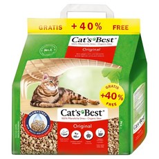 Cat's Best 環保凝結木屑貓砂, 3kg, 1包, 無香