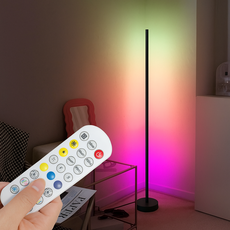 레나에너지 RGB 플로어 뮤직 반응 장스탠드, 블랙