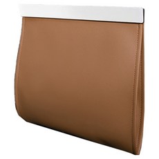 小麥購物 皮革車載椅背掛式垃圾桶 L4004, 1個, 水晶棕