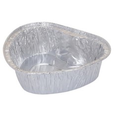 天鵝愛心鋁箔一次性露營便當泡麵碗, 1入, 20個