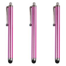 바리코 초미세 태블릿 스마트폰 정전식 터치펜, 핑크, 3개