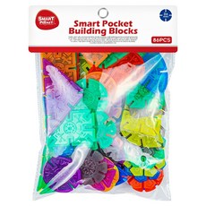 KIDMATE 13合1雪花片 D026 86片, 混和顏色, 1個