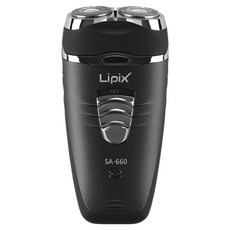 리픽스 안나쉘 USB충전 듀얼트랙 휴대용 전기면도기, 블랙, SA-660