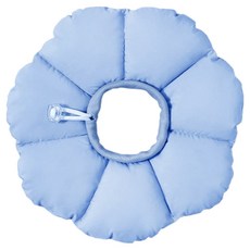 PASTEL PET 寵物柔軟花朵頸圈, 1個, 藍色