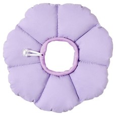 PASTEL PET 寵物柔軟花朵頸圈, 1個, 紫色