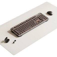 미야몽 세련된 데스크매트 방수, 화이트