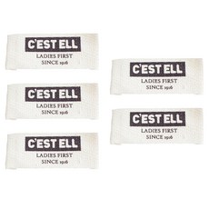 yarna 레터링 빈티지 디자인 면 라벨, CESTELL, 5개
