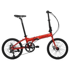 Velosia Miniride 20 Urban 輕量鋁合金7段摺疊小徑車 自行車, 160cm, 1個, 太空紅