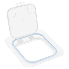 리빙메이트국산PC밧드이지카바플립뚜껑1/6일반형, 1개, 단품