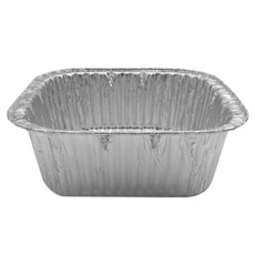 Swan 方形鋁箔一次性露營便當泡麵容器 189產品, 20個