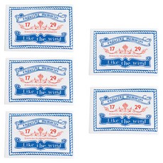 yarna 레터링 빈티지 디자인 면 라벨, 1729, 5개