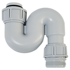 廚房水槽防臭S型存水彎, 灰色, 1個