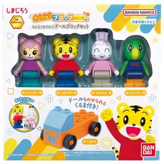 BANDAI 巧虎 組裝積木系列 人物套組, 1個, 混和顏色