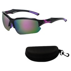 BEEBUYONE 女性運動騎行太陽眼鏡, 1個, 紫色