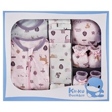 KU.KU Duckbill 酷咕鴨 北歐森林包巾豪華禮盒16件組 KU2779-002
