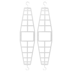 Malltoday 蓬鬆乾爽枕頭抱枕晾衣架 2入, 01 白色