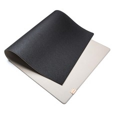 헤르만 가죽 라벨 데스크매트, 크림 화이트