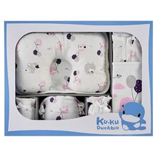 KU.KU Duckbill 酷咕鴨 夢想氣球包巾精緻禮盒10件組 KU2774-002