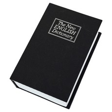 Dino 書房 書本造型 鑰匙型 迷你保險箱 11.5 x 8.5 x 4.5 cm, 黑色1