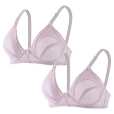 Alleophom Ple 透氣無鋼圈哺乳內衣 2件組