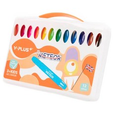 Y-PLUS 絲綢蠟筆, 12色, 1盒