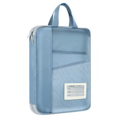 Kyhome L型科目分類文件袋 藍色, 1個裝, A4