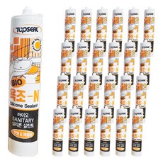 탑씰 욕실 화장실용 바이오실리콘 욕조N 백색 25p, 1개