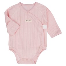 Organic Boom 新生兒用雞眼緹花按扣式連身衣