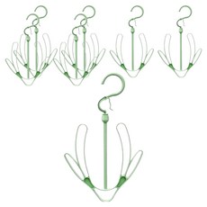 Malltoday 家事女王運動鞋晾曬架, 7個, 01 綠色