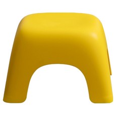 라라하우스 소프트 컬러 미니 스툴 의자 플라스틱 체어 Small, 옐로우, 1개