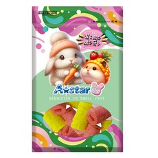 A star 鼠兔用草莓鳳梨磨牙捲, 1個