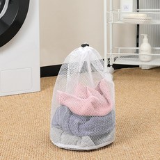 Malltoday 家事女王 洗衣袋, 2個, 01 白色粗網