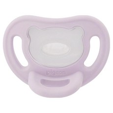 pigeon 貝親 全矽膠安撫奶嘴 S, 0~3個月, 紫羅蘭, 1個