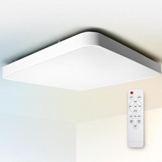 KDT LED 超薄系統三色遙控房間燈 75W, 白色